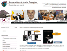 Tablet Screenshot of amicale-energies.org